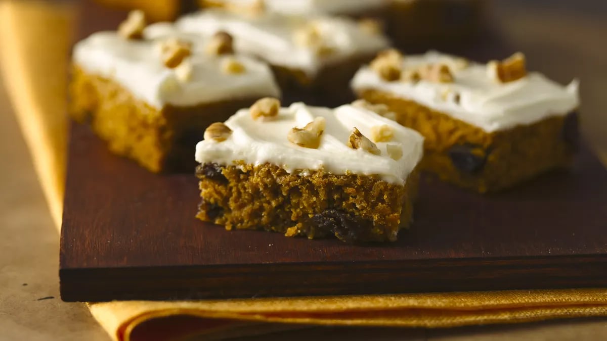 Gluten-Free Harvest Pumpkin Spice Bars