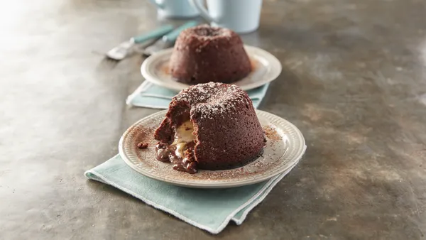 Chocolate Peanut Butter Lava Cakes (Cooking for 2)
