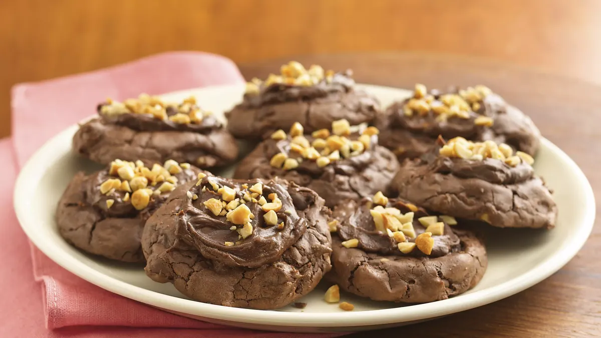 Fudgy Chocolate-Peanut Butter Thumbprints