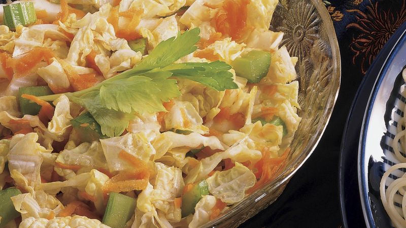 Carrot, Celery and Chinese Cabbage Salad
