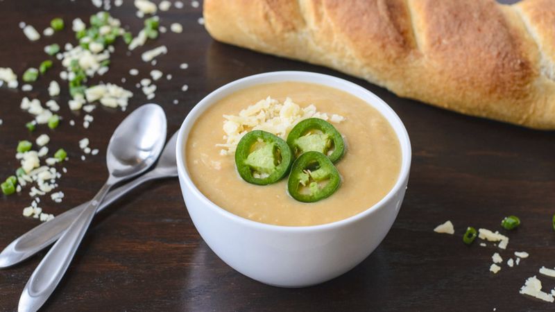 Slow-Cooker Jalapeno Cheddar Cheese Soup