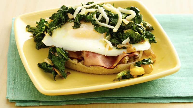 Eggs Florentine with Kale