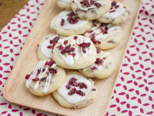 Cranberry-Almond Butter Cookies
