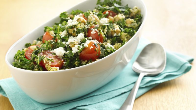 Gluten-Free Quinoa Tabbouleh with Kale
