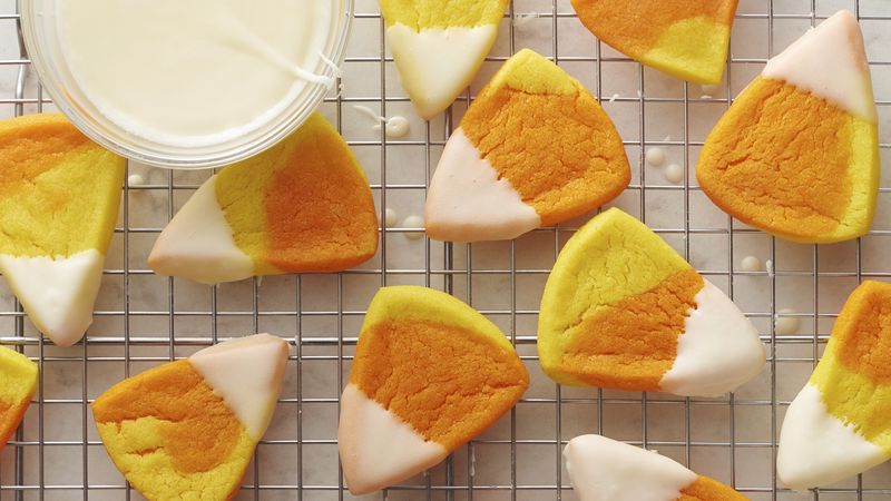 Marbled Candy Corn Cookies
