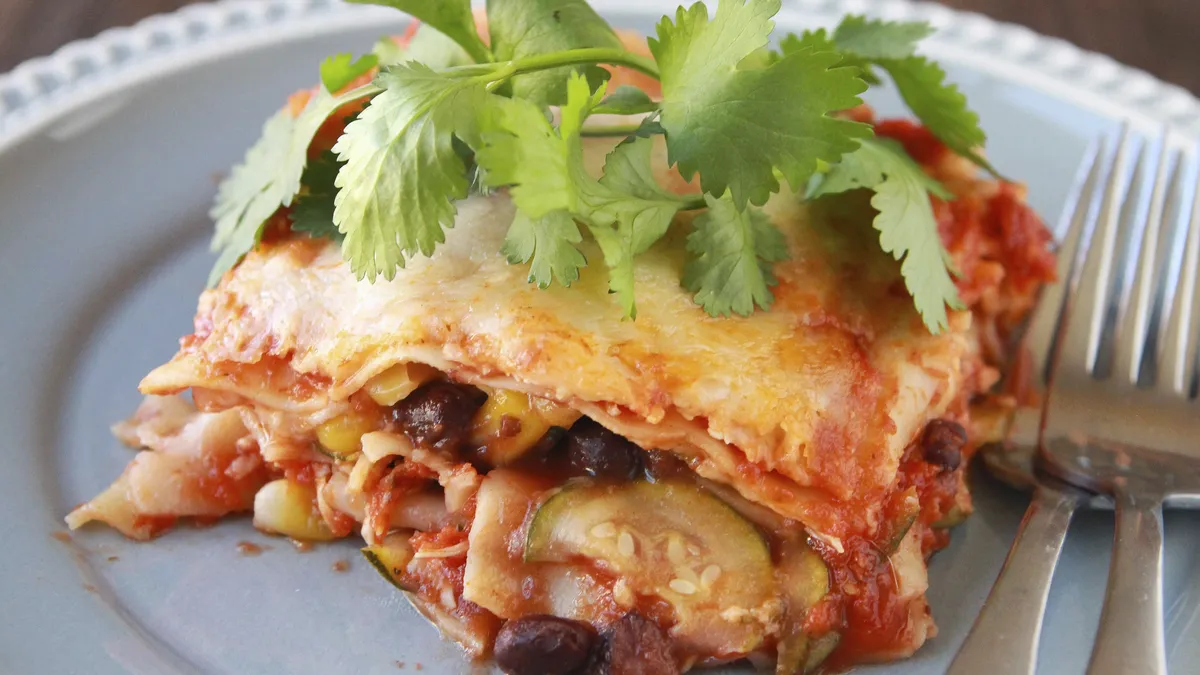 Southwest Sausage and Veggie Lasagna