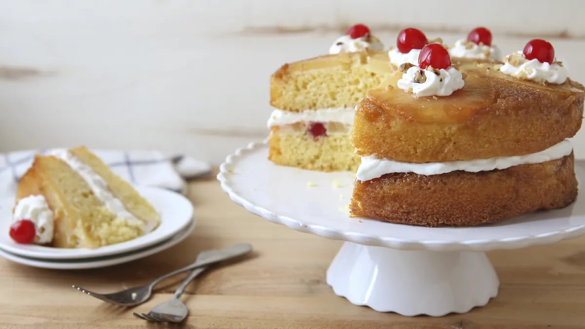 Pineapple Upside-Down Layer Cake