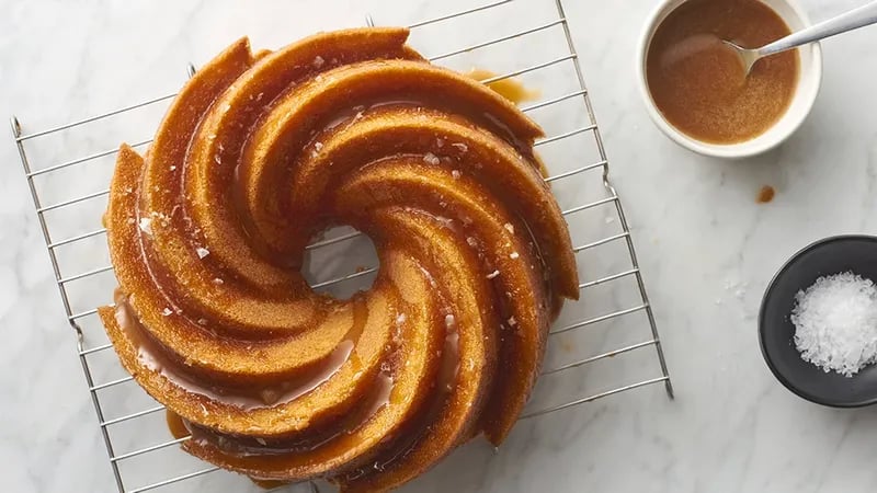 Salted Caramel Bundt Cake