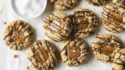 Salted Caramel Chocolate Chip Cookies