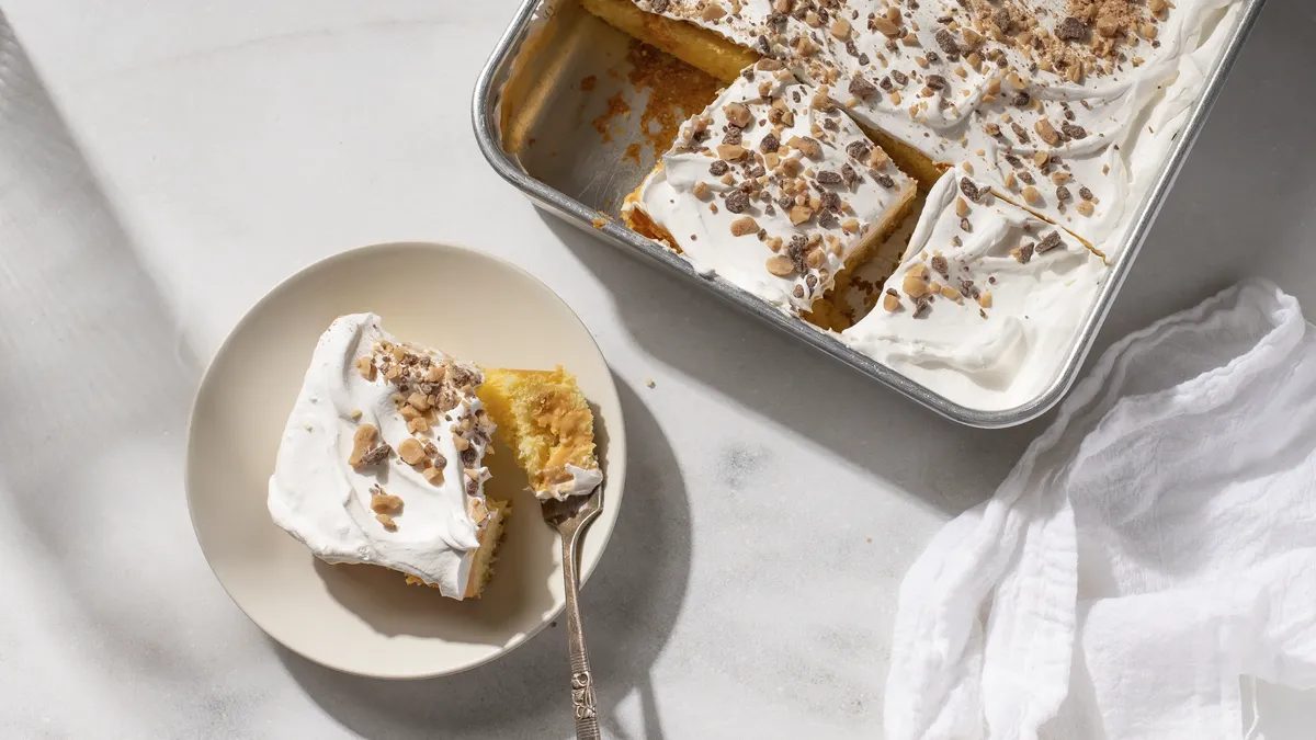 Butterscotch Poke Cake
