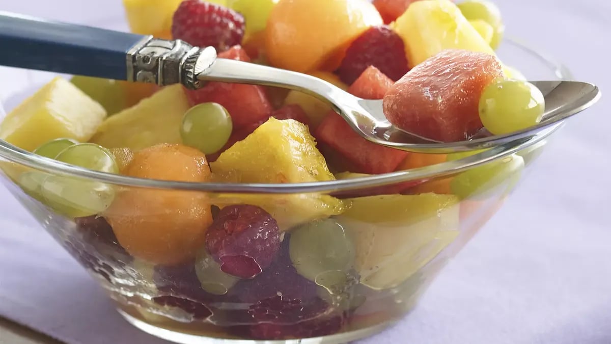 Gingered Fresh Fruit Salad