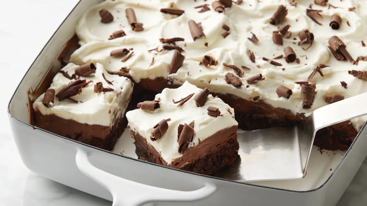 French Silk Brownie Bars