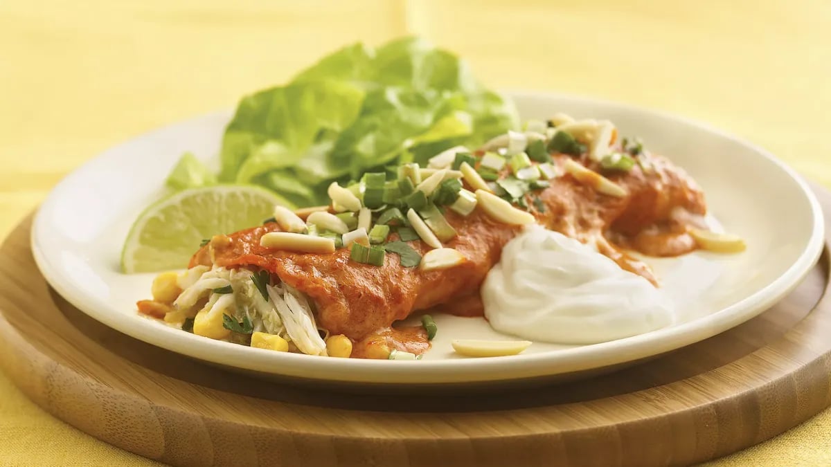 Cravin' Crab Enchiladas