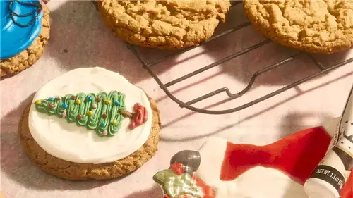 Woodstock Christmas Tree Ornament Cookies