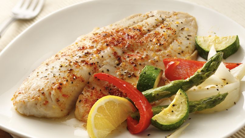 Roasted Tilapia and Vegetables 