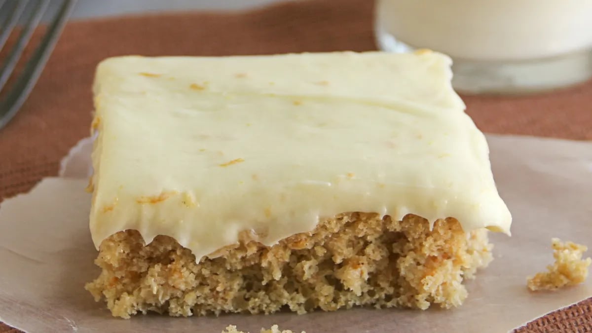 Sweet Potato Sheet Cake