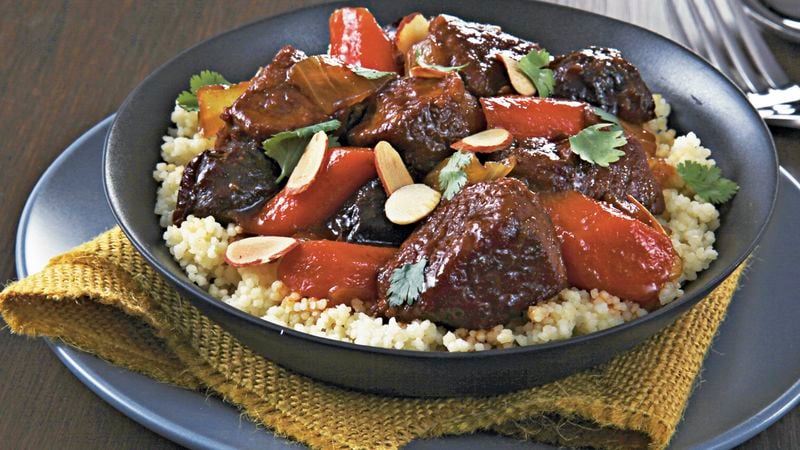 Slow-Cooker Spiced Lamb Tagine
