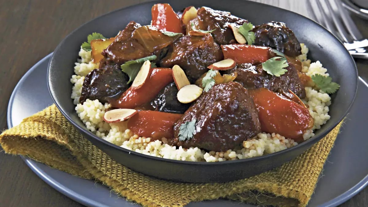 Slow-Cooker Spiced Lamb Tagine