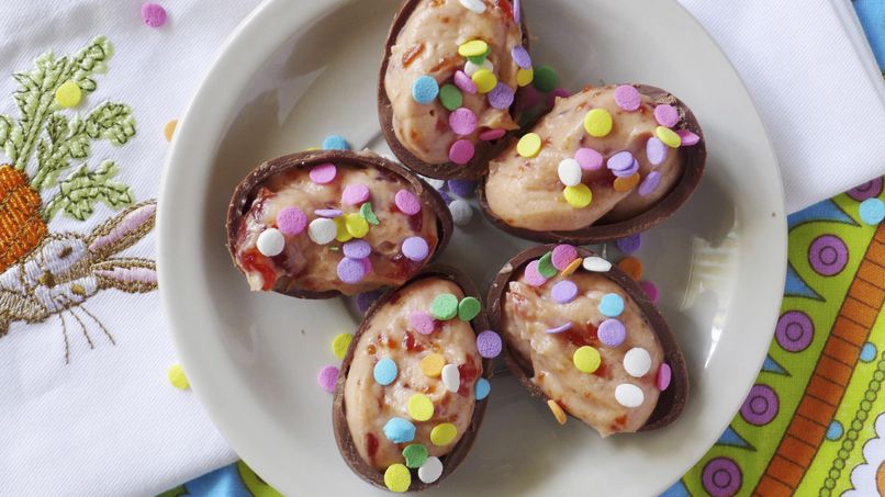 Membrillo Paste-Filled Chocolate Easter Eggs