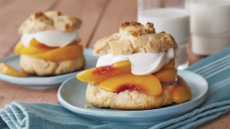 Peach-Ginger Shortcakes