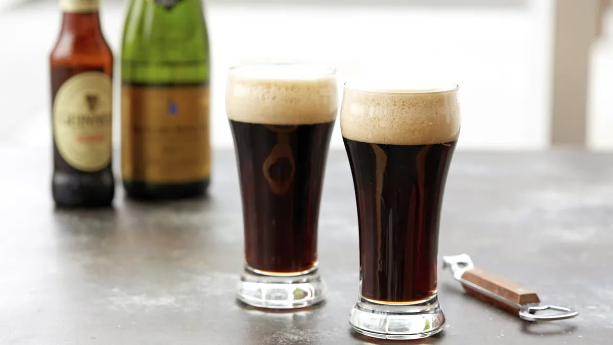 Black Velvet Beer Cocktail