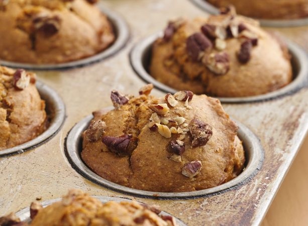 Sweet Potato Pecan Muffins