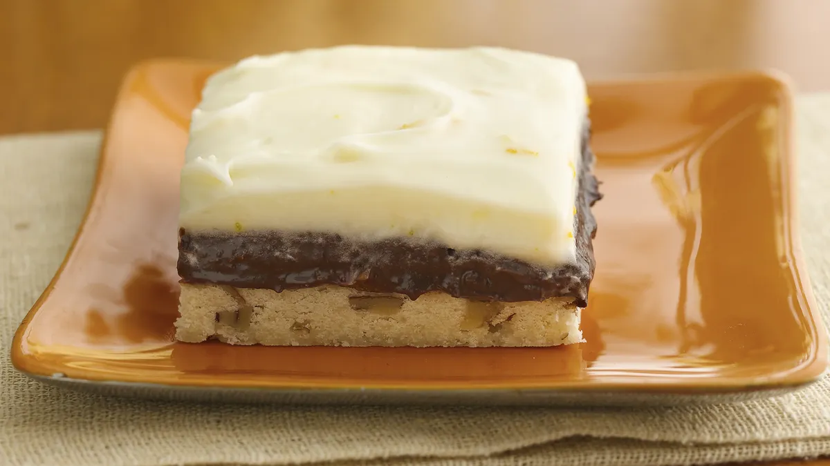 Creamy Orange-Chocolate Truffle Bars