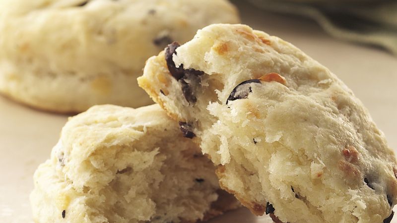 Provolone and Olive Biscuits