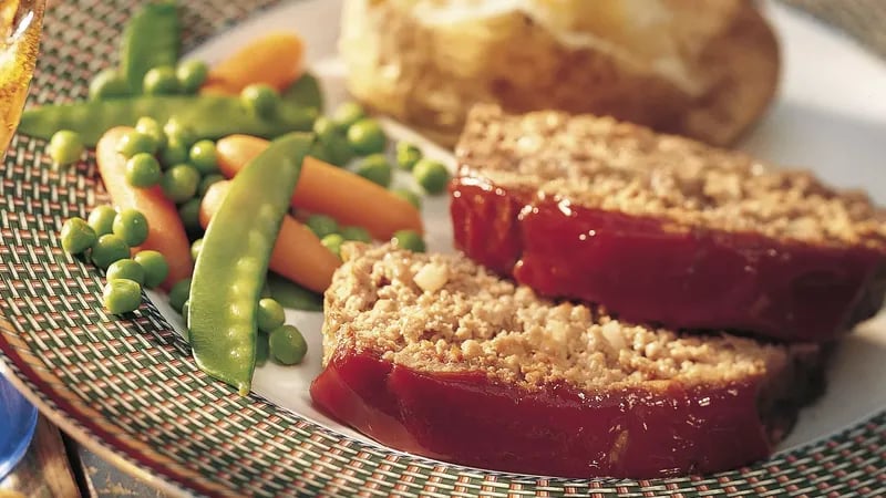 Savory Meatloaf (lighter recipe)