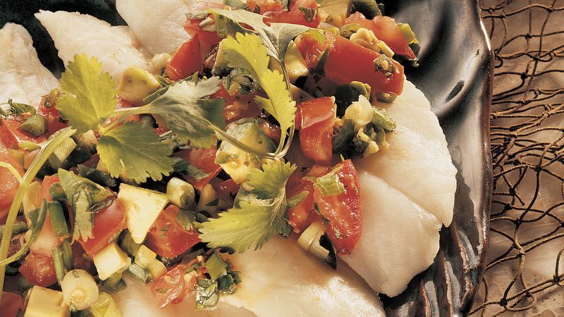 Fish Fillets with California Salsa