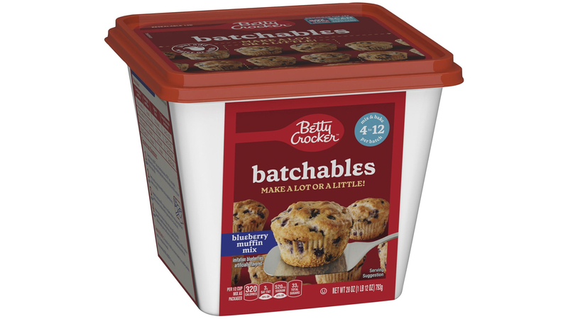 Betty Crocker Batchables Blueberry Muffin Mix Mix And Bake 4 To 12 Per Batch 28 Oz