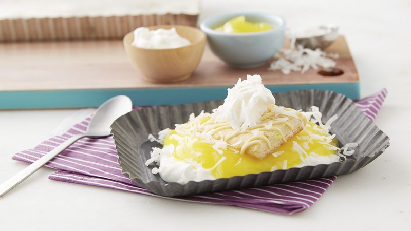 Upside Down Lemon Cream Pie