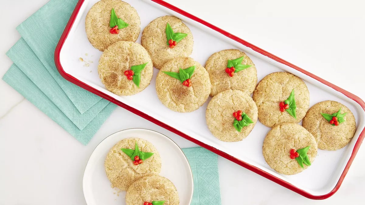 Easy Christmas Snickerdoodles