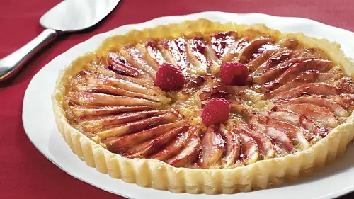 Raspberry-Almond-Pear Tart