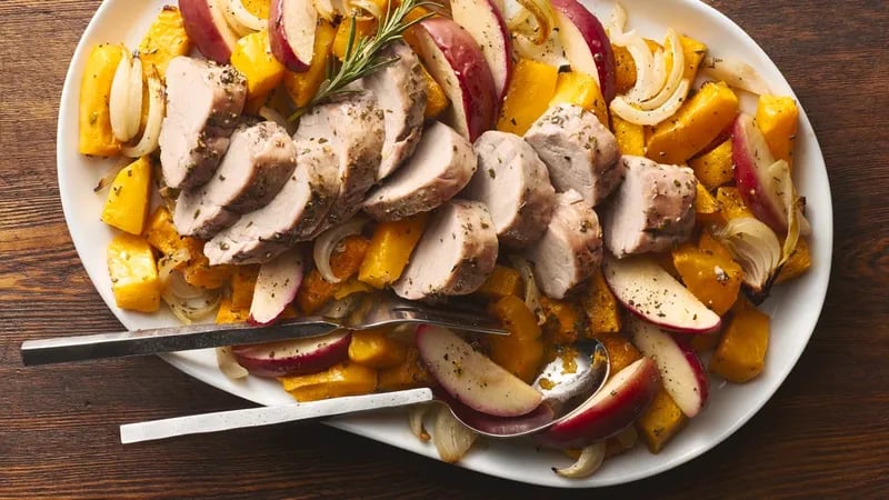 Easy Pork and Squash Sheet-Pan Dinner