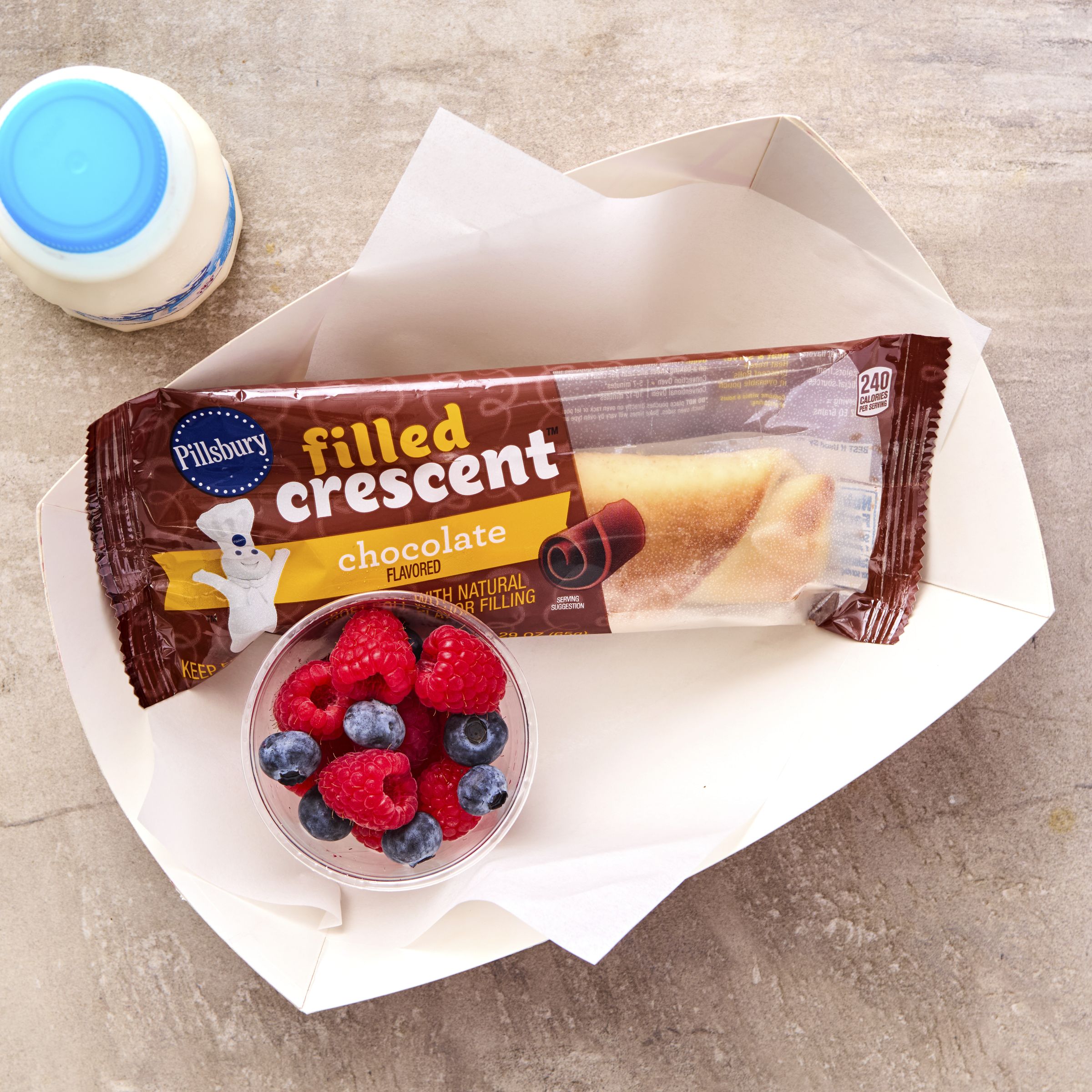  Styled Pillsbury Frozen Meals Filled Crescent Single Serve Pouch Chocolate 72/2.29 OZ