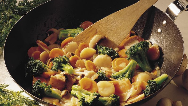 Stir-Fried Broccoli and Carrots