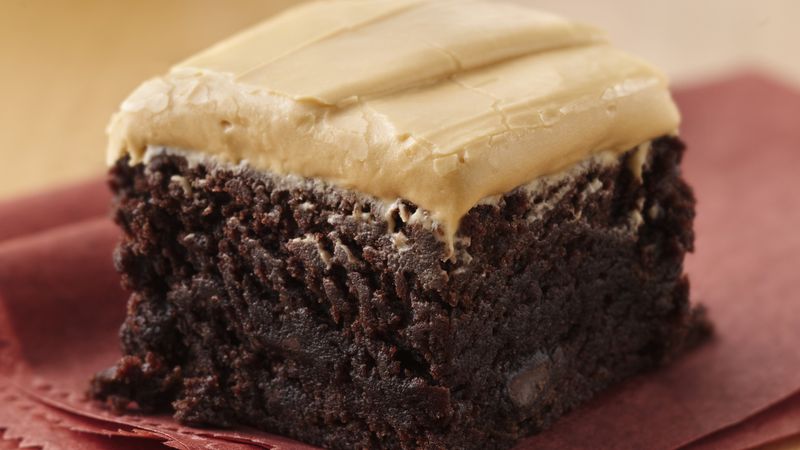 Dulce-Frosted Chipotle Brownies