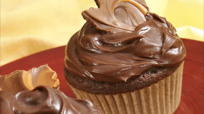 Autumn Leaf Cupcakes