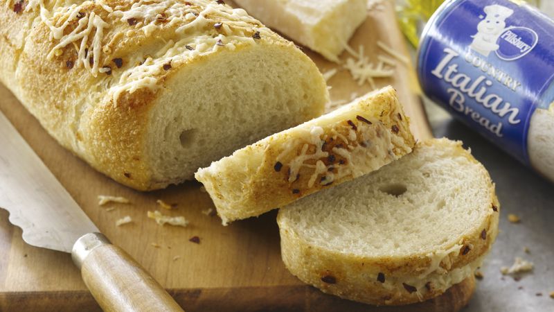 Garlic with Parmesan and Red Pepper Loaf 