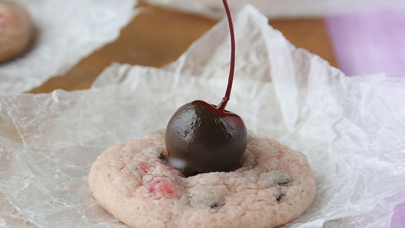 Chocolate-Maraschino Cherry Cookies