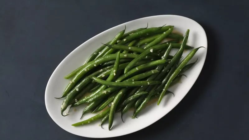 Garlicky Green Beans