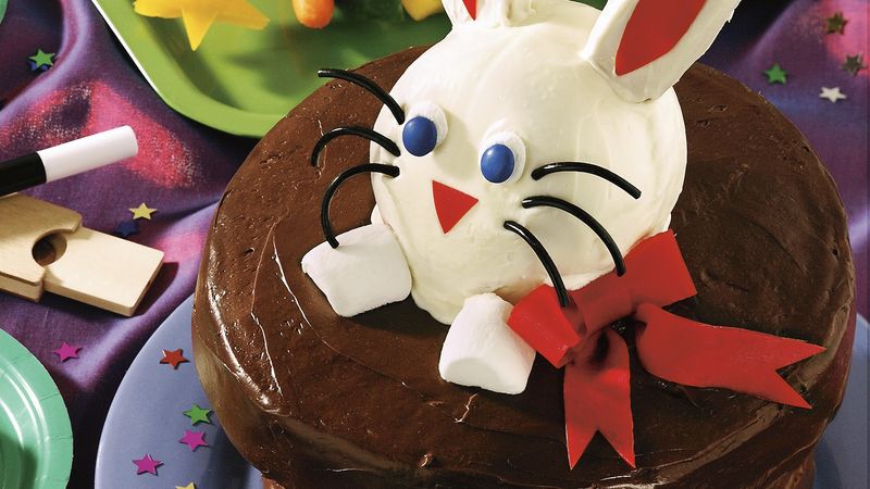 Magic Bunny-in-a-Hat Cake