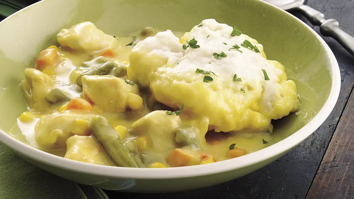 Mustardy Chicken and Dumplings