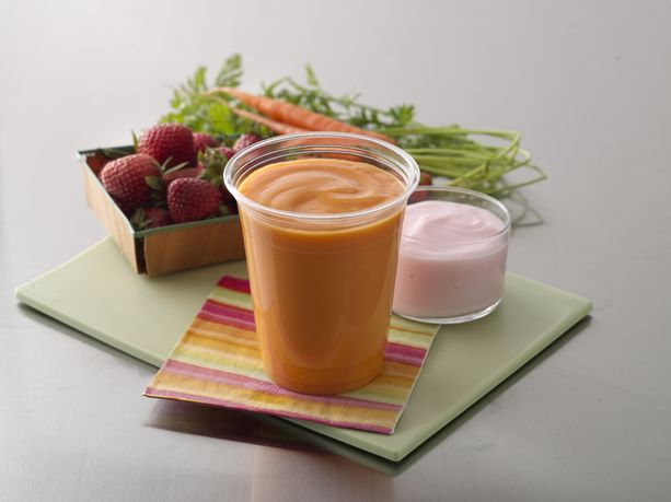 Carrot Orange Strawberry Smoothie