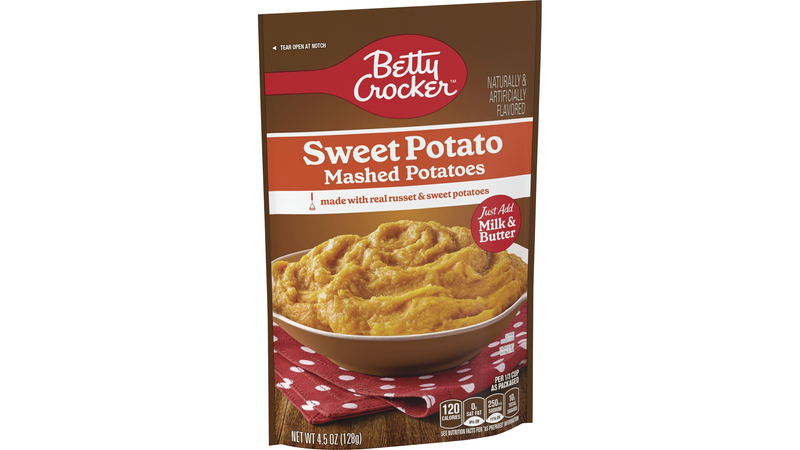 Betty Crocker Sweet Potato Mashed Potatoes, 4.5 oz. - BettyCrocker.com