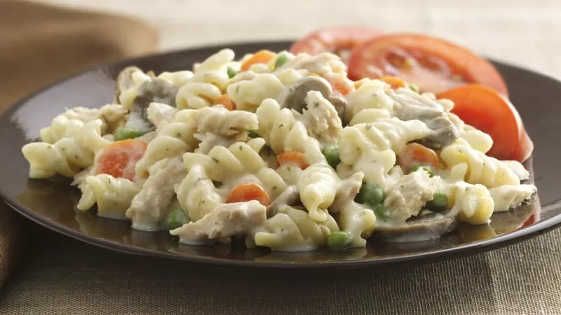 Creamy Tuna Primavera 