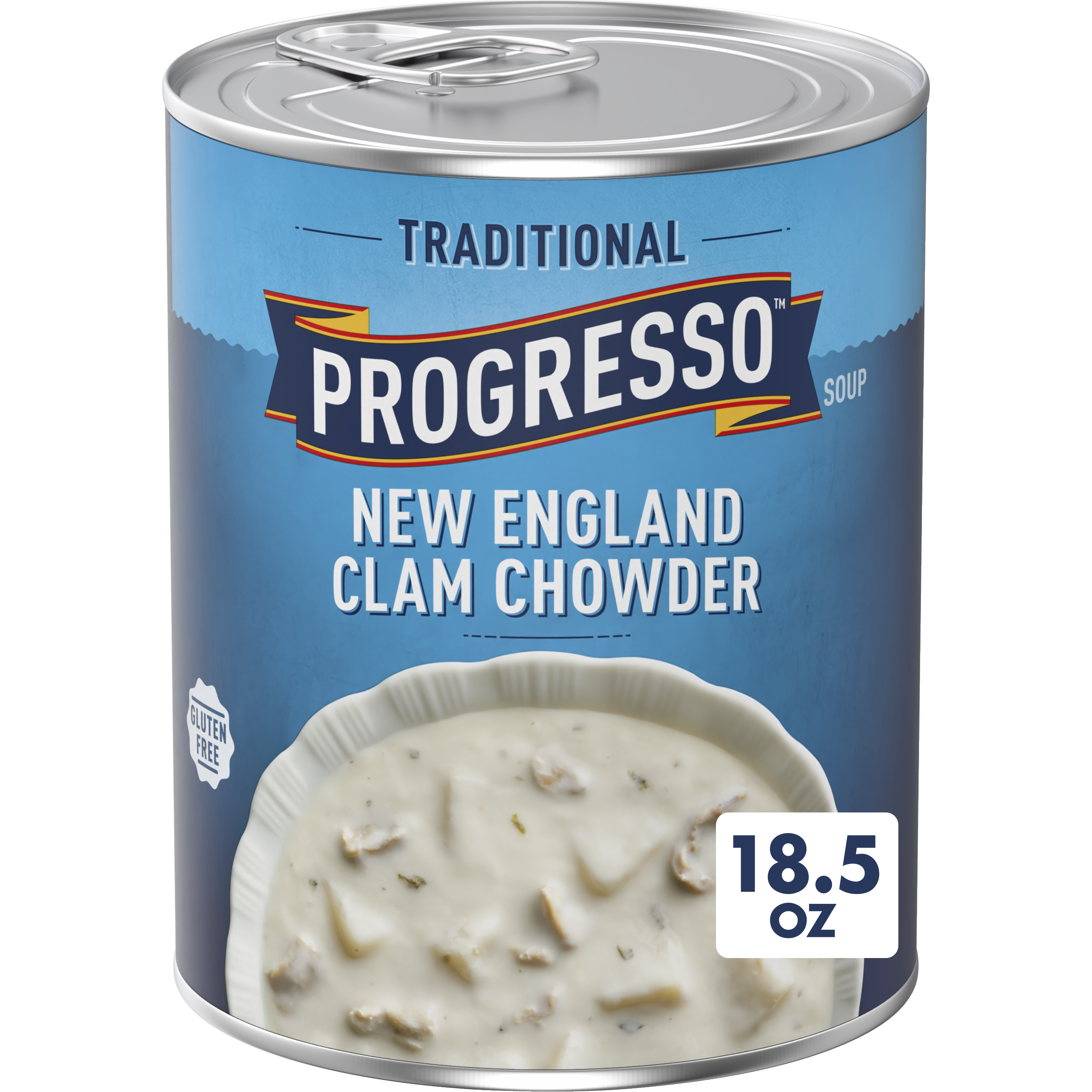Traditional New England Clam Chowder Canned Soup | Progresso
