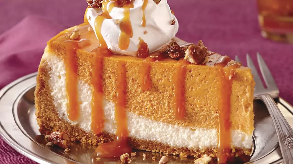 Caramel Pumpkin Cheesecake