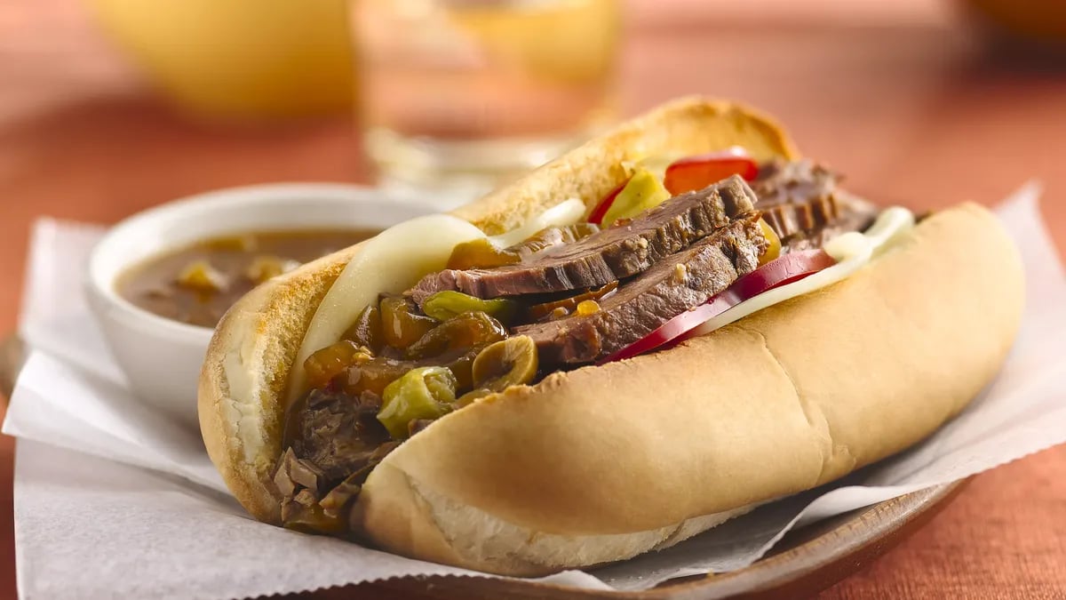 Italian Beef Hoagies